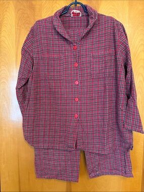 April Cornell flannel PJs